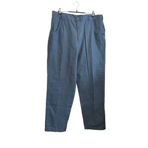 L.L. Bean Outdoor‎ Canvas Pants Size Men 40 x 34 Blue Durable Heavy Work Utility